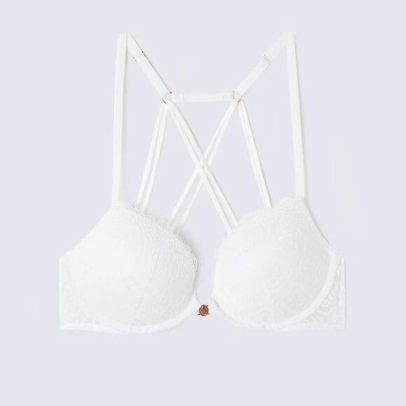 Intimissimi Sutia push-up cross back lace bra 32B - Picture 10 of 10